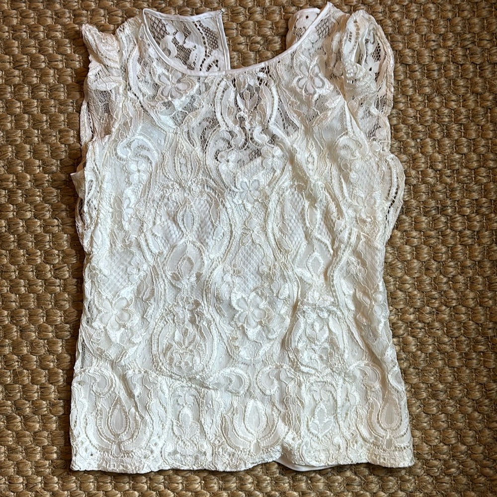 White House Black Market sleeveless blouse